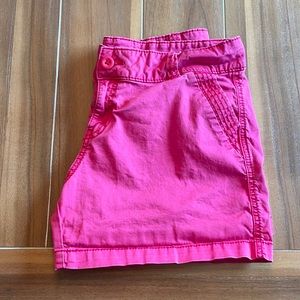 Maurice’s bright pink chino shorts size 11/12